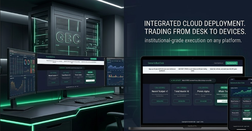 Generic Bot Club Professional Infrastructure and Dashboard